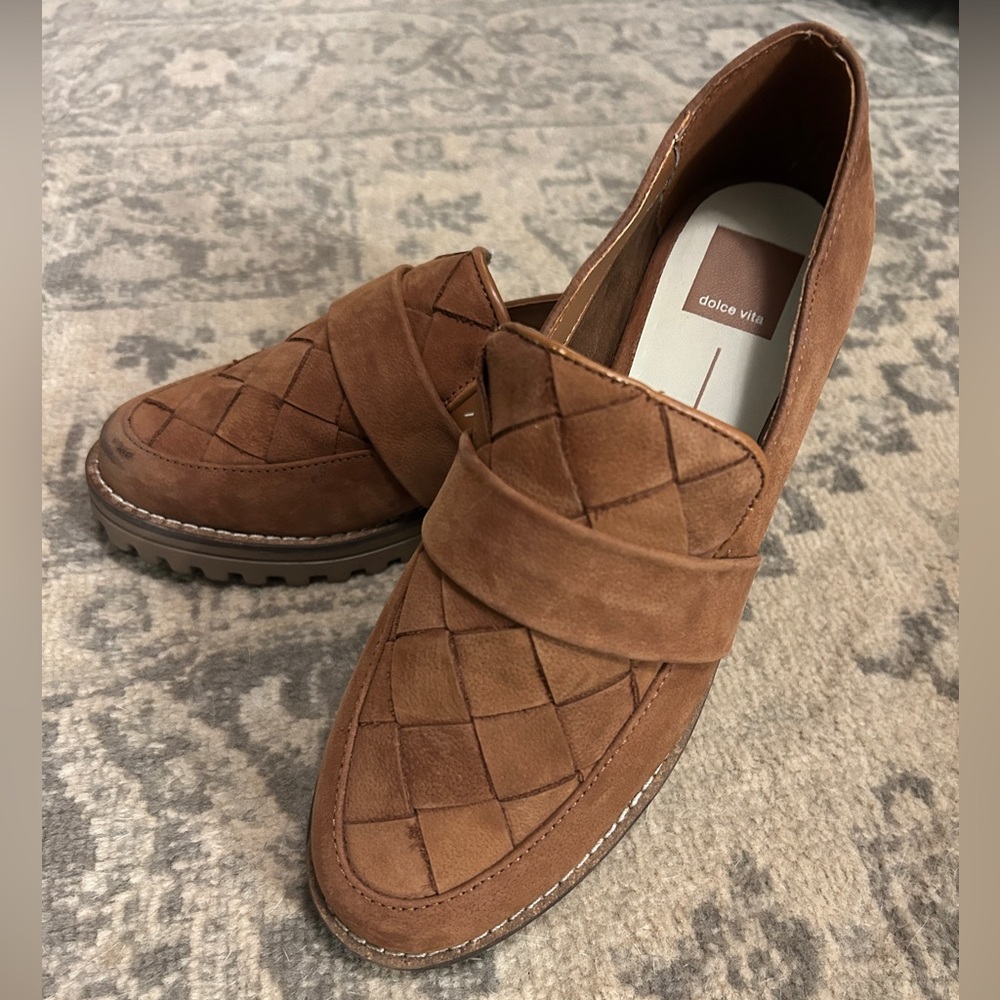 Dolce Vita Aubree Woven Platform Loafers